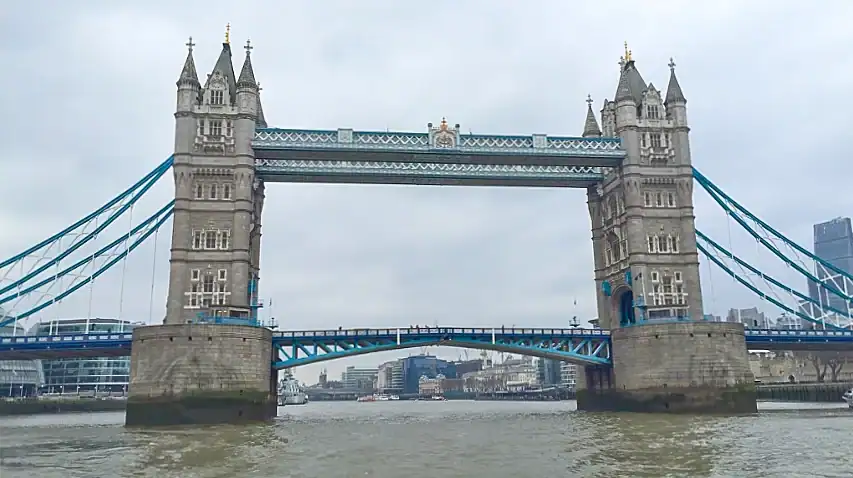 Passing Tower Bridge