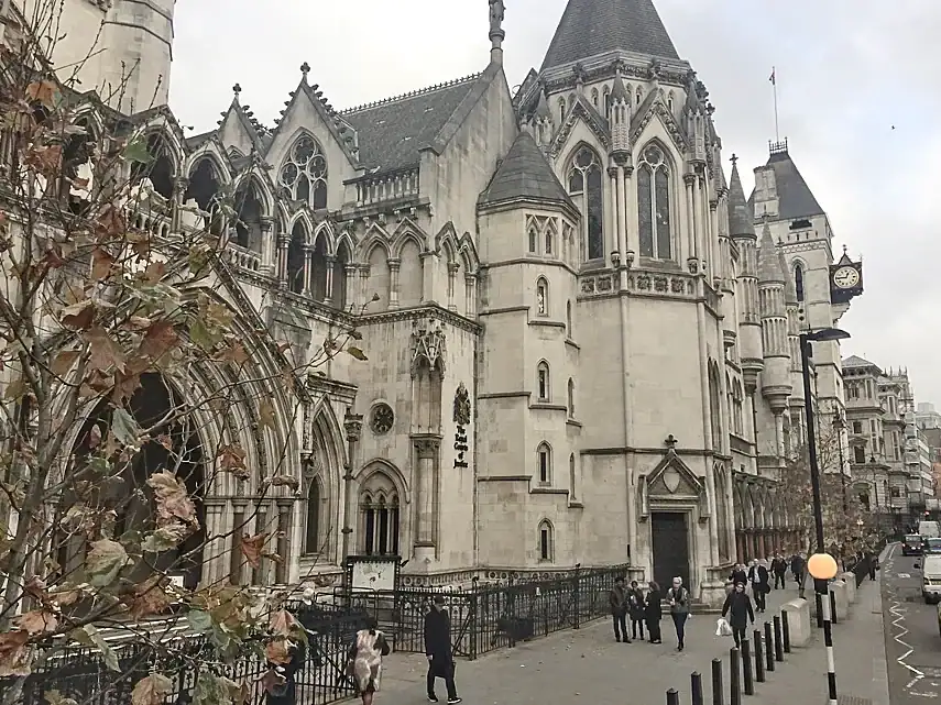 Passing the Royal Courts of Justice