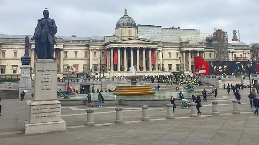 The National Gallery in Trafalgar Square