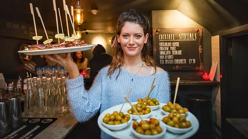 A stop on the Twilight Soho Food & Drinks Tour