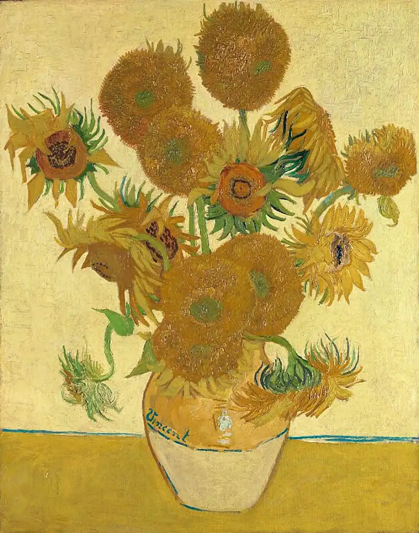 Vincent Van Gogh's Sunflowers