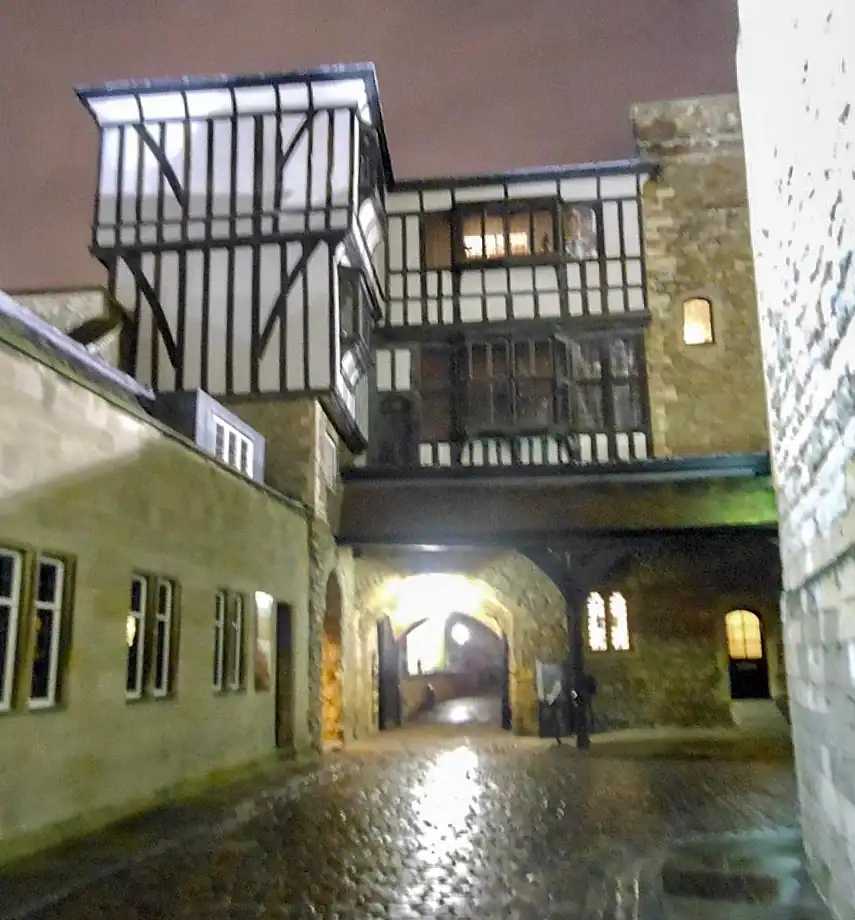 Water Lane inside the Tower of London