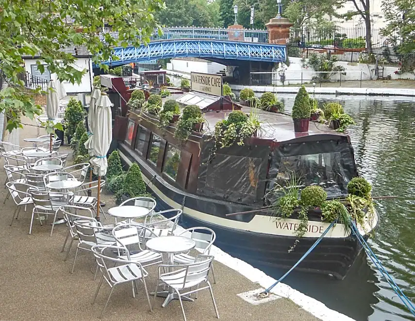 The Waterside Cafe in Little Venice