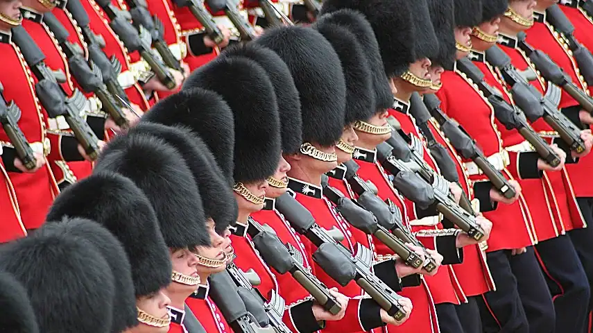 Welsh Guards during Trooping the Colour