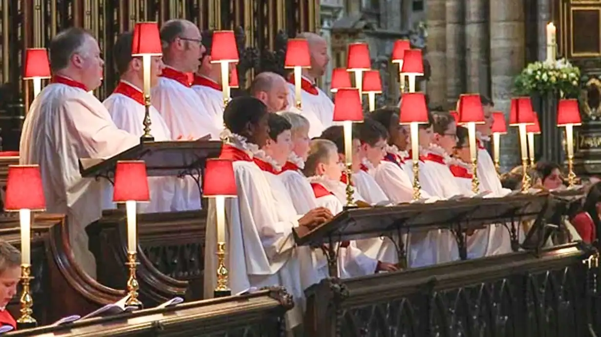 Choral Evensong service at Westminster Abbey