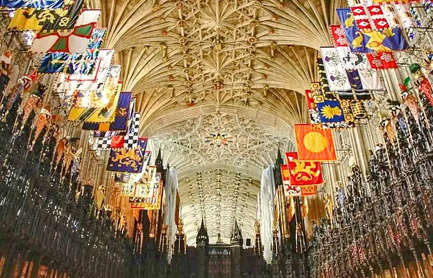 The ceiling of St. George's Chapel at Windsor Castle