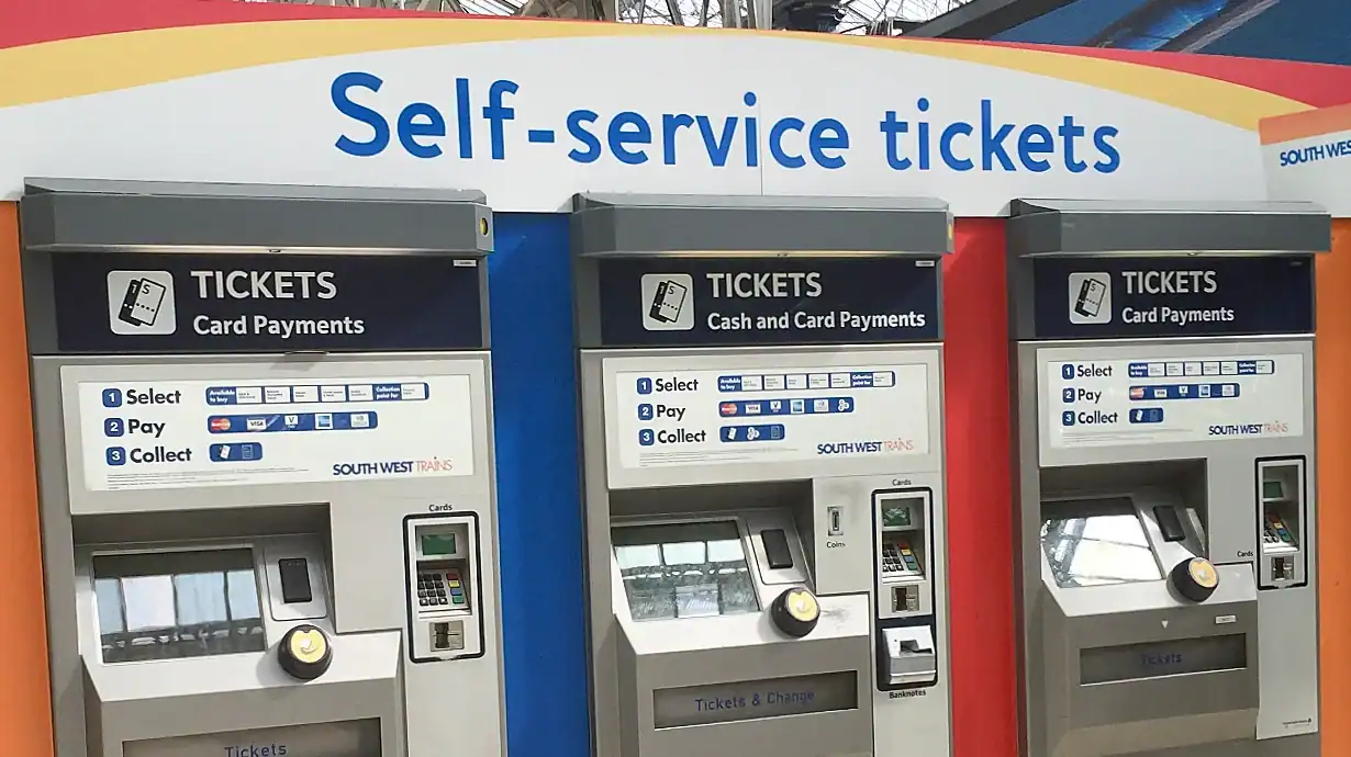 Self-service ticket machines